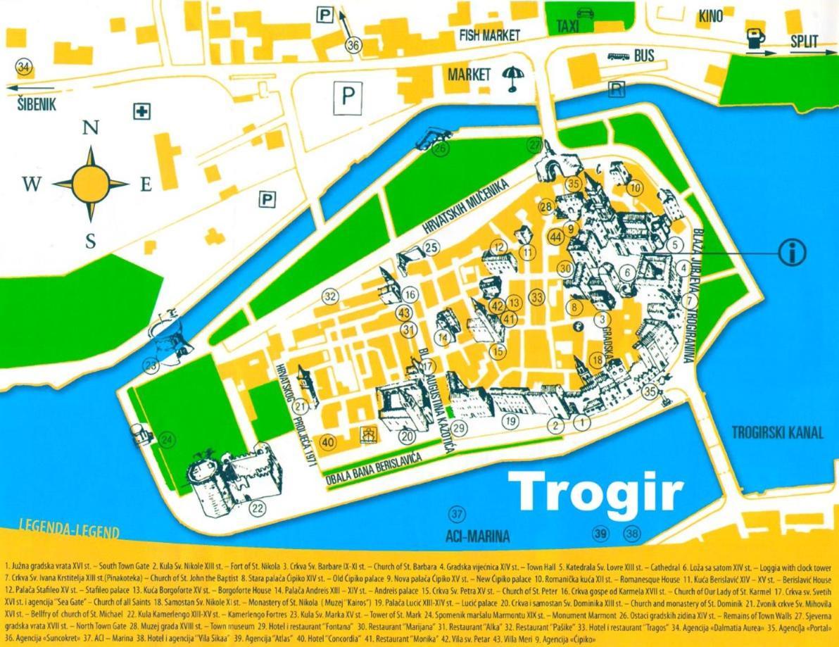 Marko Polo B Old Town Trogir Exterior photo